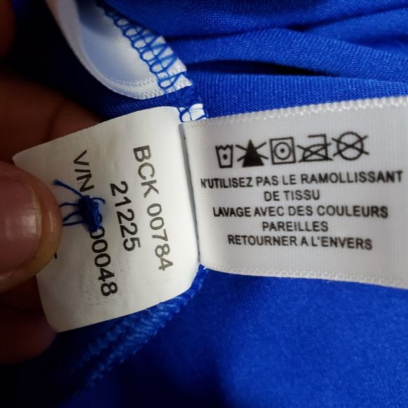 Cutter & Buck CB DryTec Blue Polo Shirt Moisture Wicking Short Sleeves Sz 2XT - Picture 8 of 10